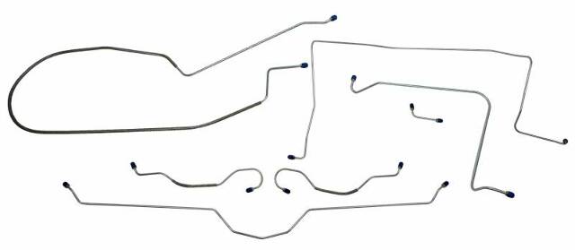 Full Brake Line Set fits 1965-1966 Chevy Corvette CBL905 Shafer's Classic Reproductions