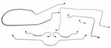 Fits 1965 - 1966 Chevrolet Corvette Full Brake Line Set CBL905