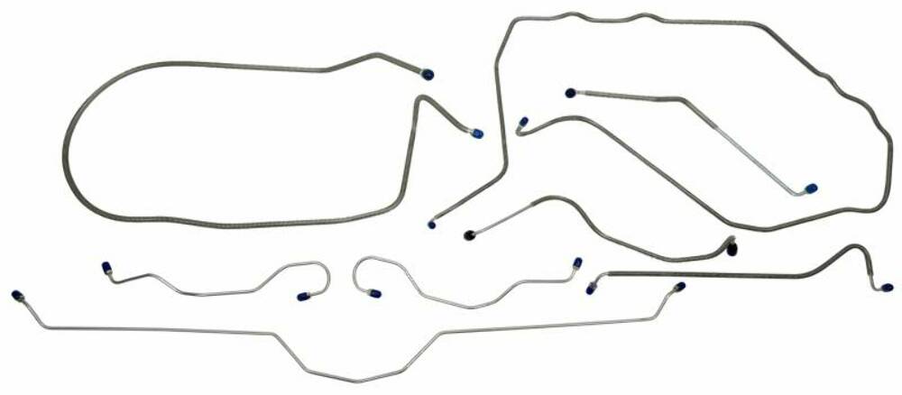 Fits 1975 Chevrolet Corvette  Full Brake Line Set CBL917