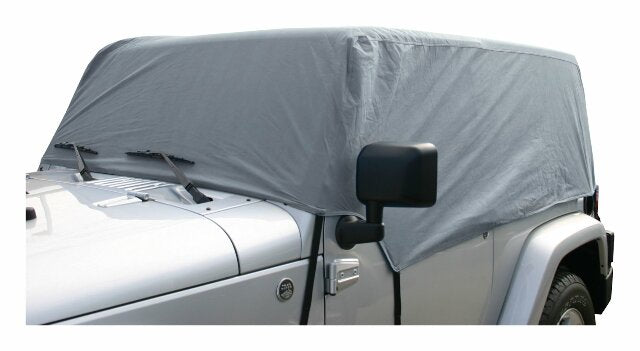 RT Off-Road Cab Cover - CC10509 fits 2007-2018 Jeep Wrangler gray fabric
