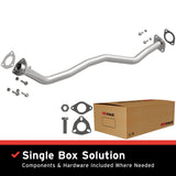 1999-2000 Nissan Frontier Direct-Fit Front Pipe Kit 107-0036 stainless steel