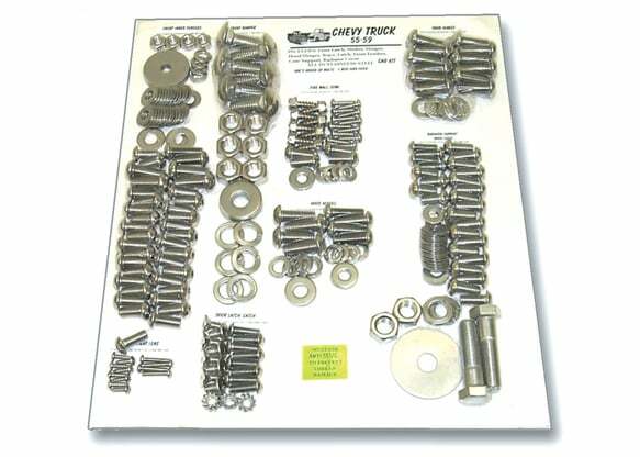 1988-1991 Chevrolet Blazer Cab Bolt Kit-Stainless Steel Hex Head CCBKHEX-87