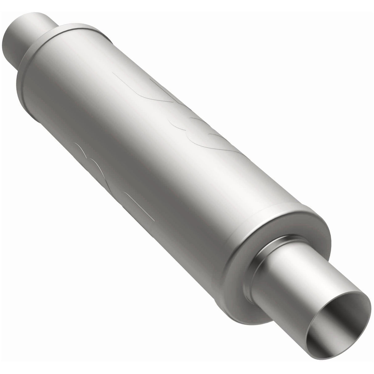 Exhaust Muffler for 4in. Round Straight-Through Performance Exhaust Muffler MagnaFlow 10445