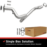 1996-1999 Jeep Cherokee Direct-Fit Front Pipe Kit 107-0005 stainless steel