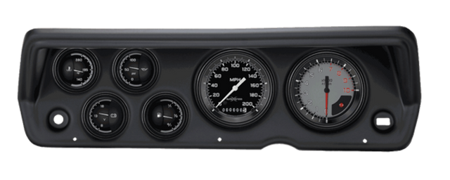 Classic Instruments AutoCross Gray Series short-sweep CDDU70AXG01BL