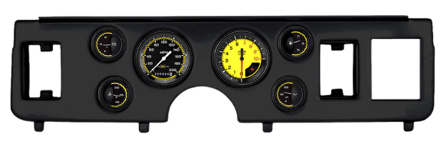 t AutoCross Yellow Series, short-sweep CDMU79AXY01BL Classic Instruments
