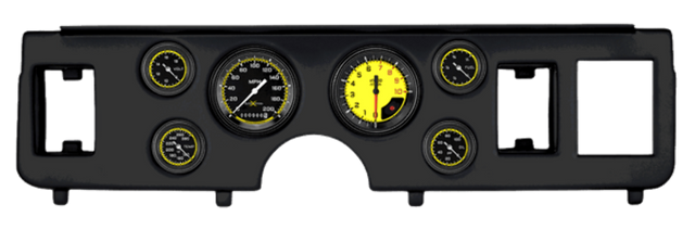 Classic Instruments AutoCross Yellow Series, full-sweep CDMU79AXY101BL