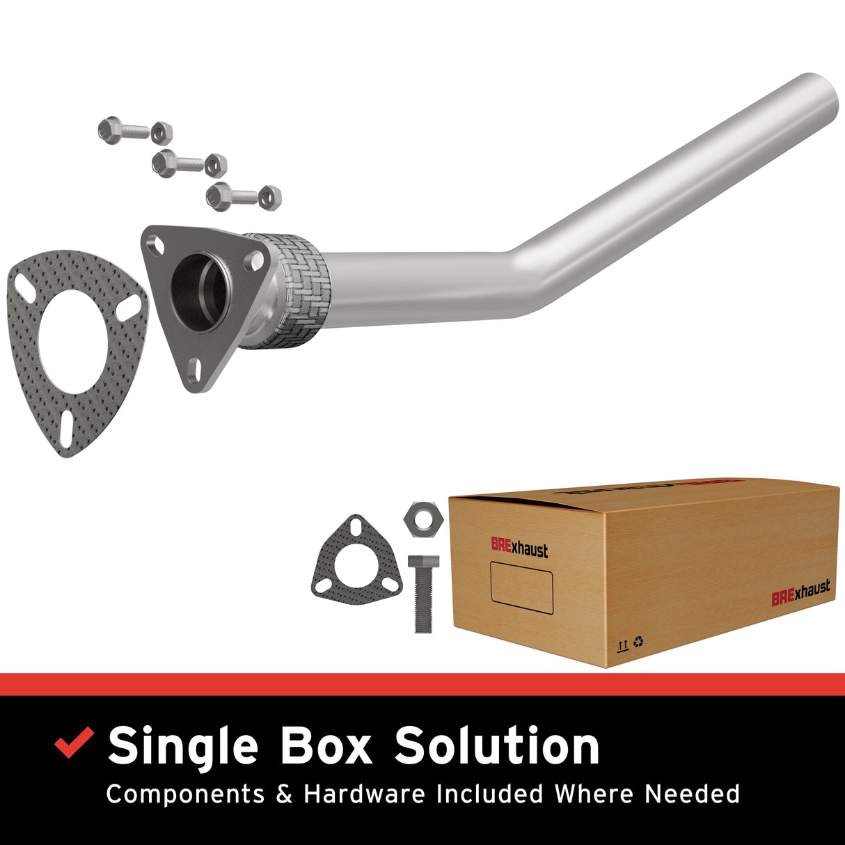2001-2006 Chrysler Sebring Direct-Fit Front Pipe Kit 107-0037 for 2001-2006 Dodge stainless steel