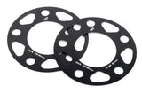 Spacers; 5x120 for 72.6mm CB for 2mm Thick D210-2032 BMW performance black aluminum