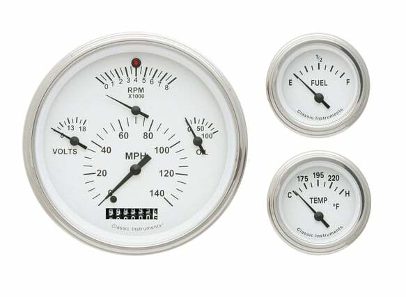 Speedometer for Chevy Bel Air black