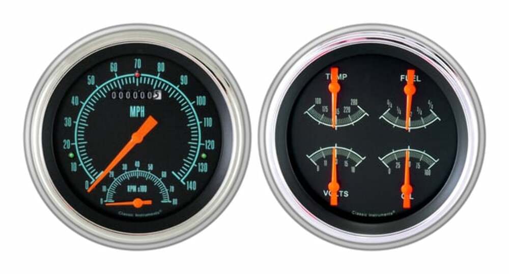 G-Stock 1951-52 Chevy Car Package LS Sending Unit CH51GS62-LS dash gauge cluster