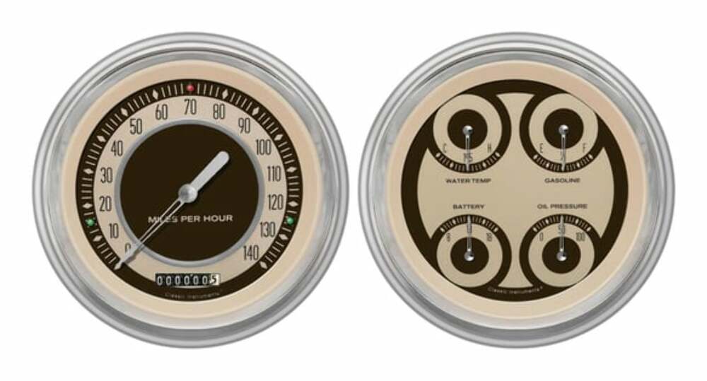 Nostalgia VT 1951-52 Chevy Car Package LS Sending Unit CH51NT52-LS dash gauge cluster
