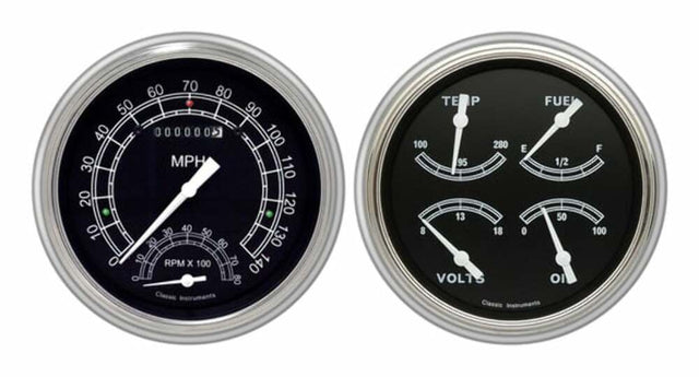 Traditional 1951-52 Chevy Car Package CH51TR62 dash gauge cluster