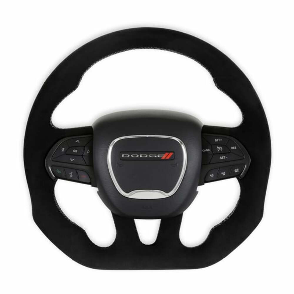 Fits 2015-22 Dodge Challenger/Charger; Steering Wheel-Alcantara Heated-CH950-20