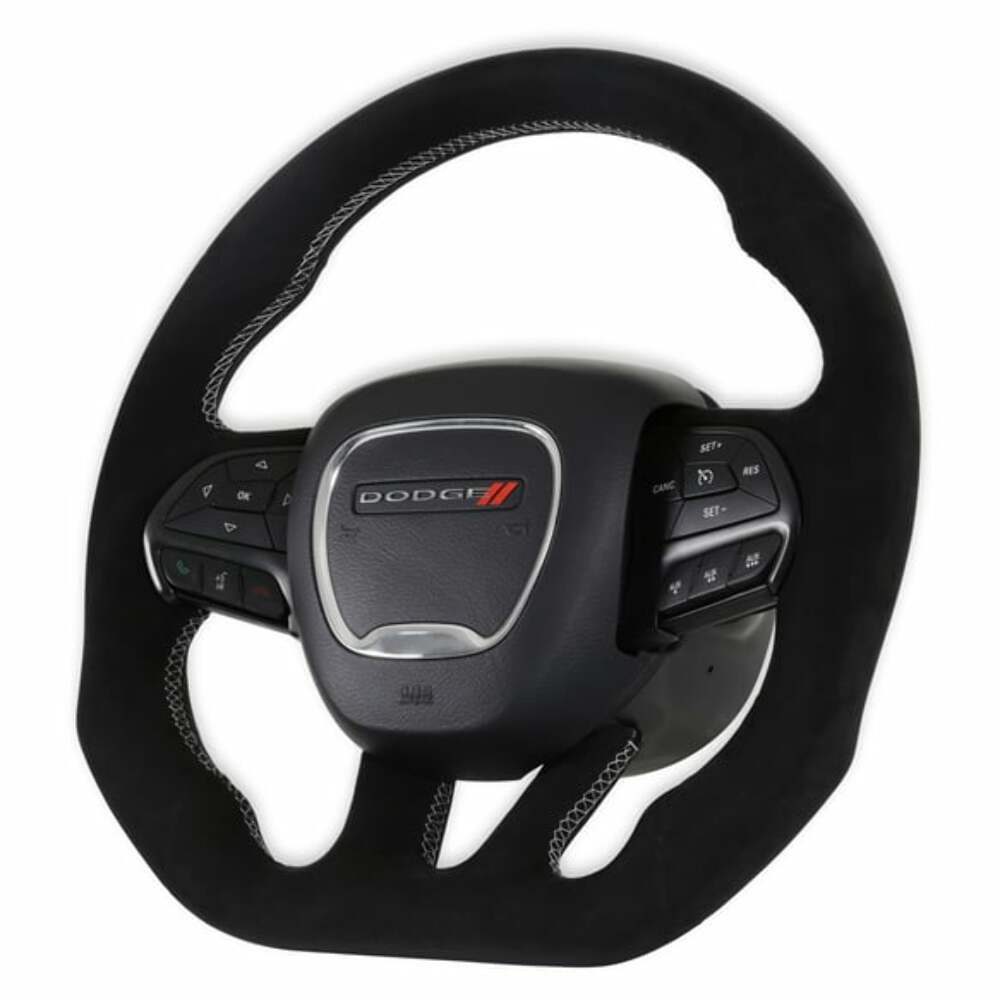Fits 2015-22 Dodge Challenger/Charger; Steering Wheel-Alcantara Heated-CH950-20
