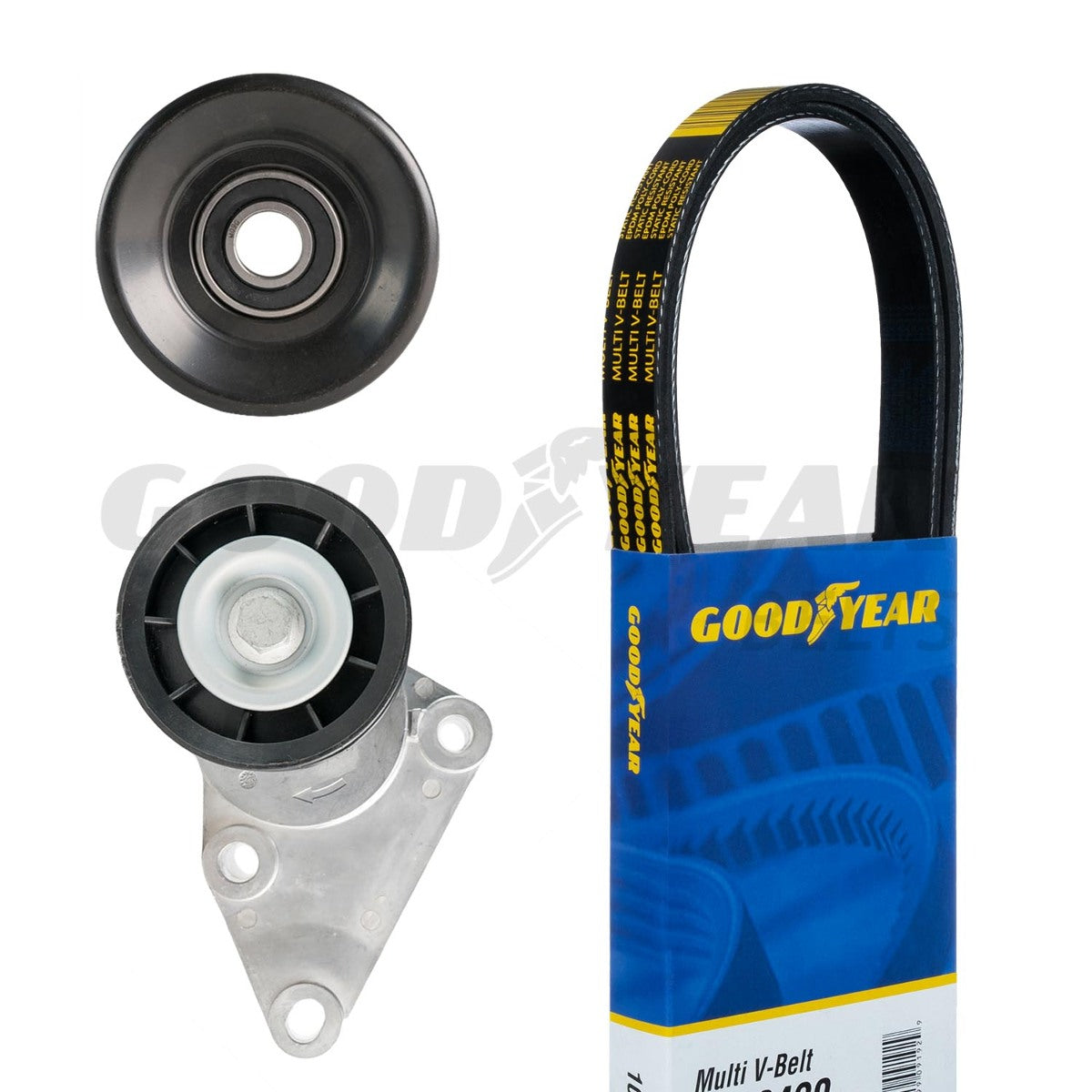t Chevrolet,GMC,Cadillac, Serpentine Belt Drive Component Kit Goodyear 3083 Good Year Belts