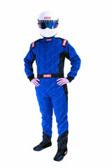 t Chevron-1 Suit Sfi-1 Blu Xlg - 130926RQP RaceQuip