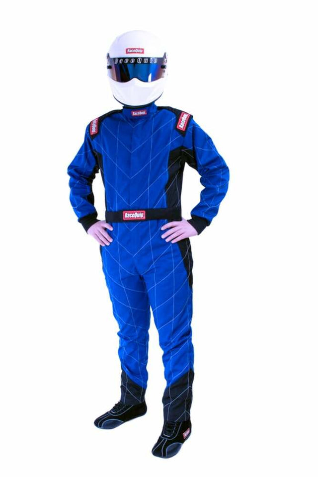t Chevron-1 Suit Sfi-1 Blu Xlg - 130926RQP RaceQuip