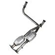 direct-fit catalytic converter fits 1999-2000 Cadillac Escalade 5.7L V8 and 1996-1999 Chevy C1500 5.7L V8 rear front Federal EPA with gaskets Schultz