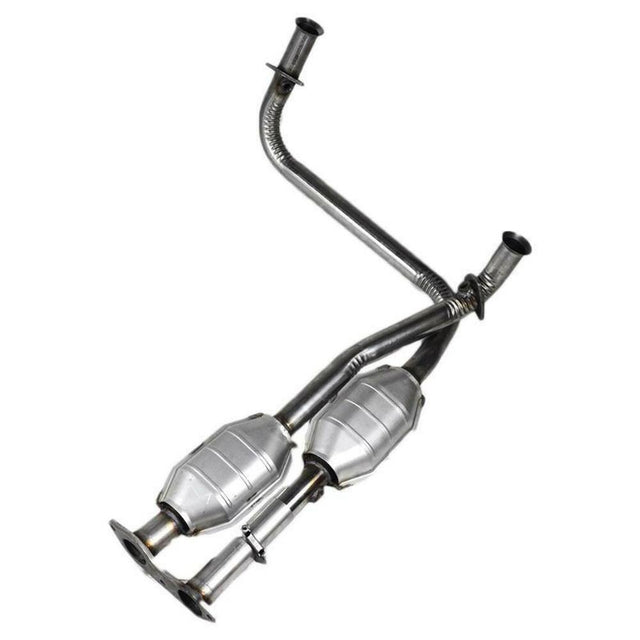 direct-fit catalytic converter fits 1999-2000 Cadillac Escalade 5.7L V8 and 1996-1999 Chevy C1500 5.7L V8 rear front Federal EPA with gaskets Schultz