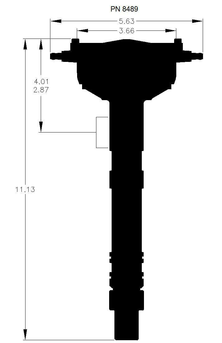 MSD ignition distributor red big block 8489