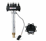MSD ignition distributor black polished aluminum steel 23401MSD