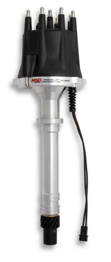 MSD ignition distributor black aluminum stainless steel 85557