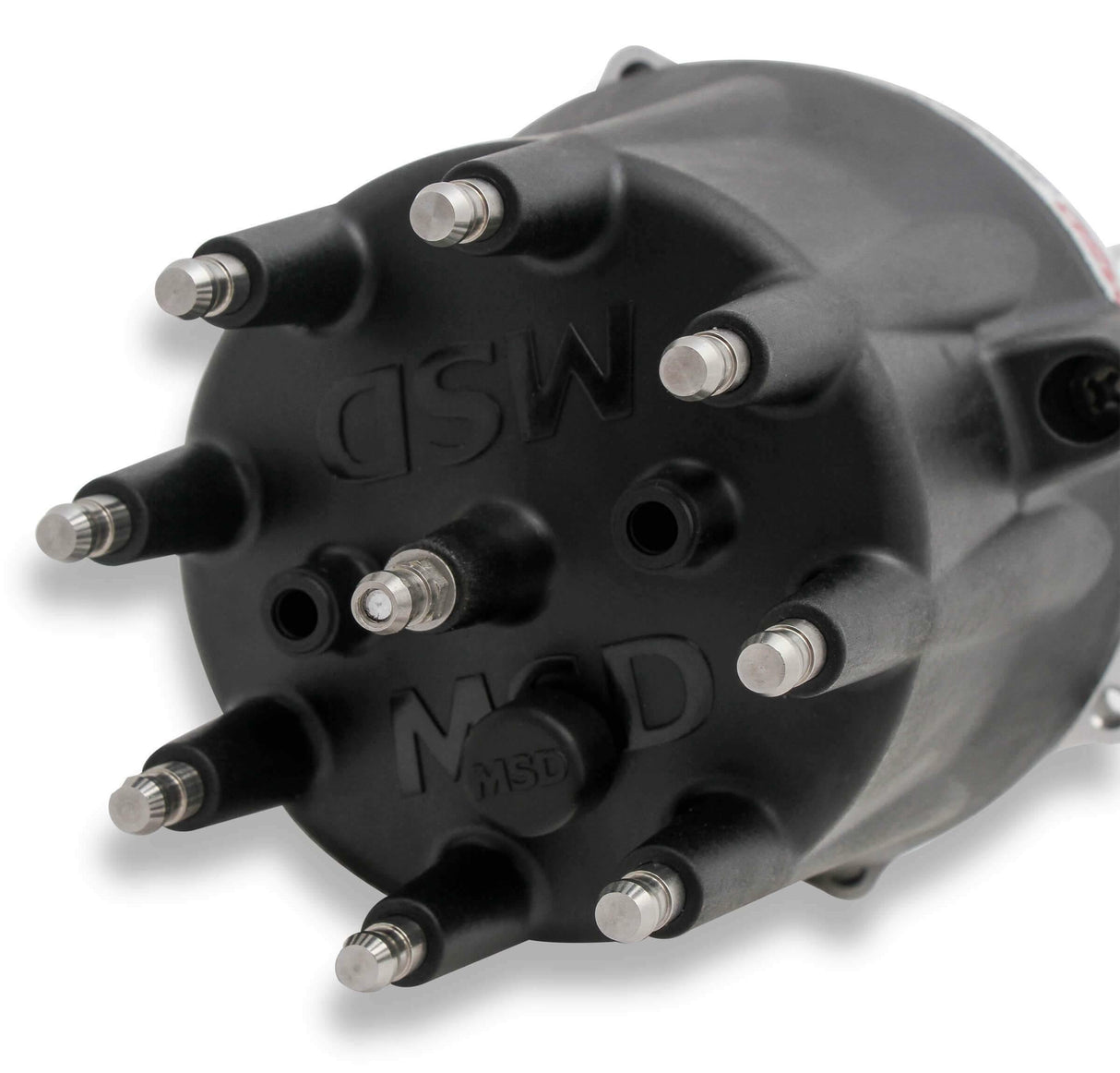 MSD ignition distributor black aluminum stainless steel 85557
