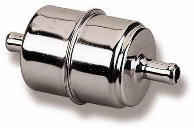 Holley Chrome Fuel Filter - 162-524
