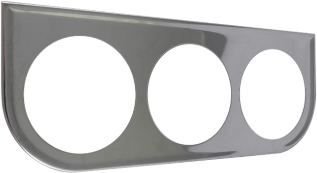 Chrome Under Dash Panel / 3-Hole MT56