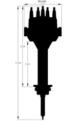 MSD ignition distributor red 2383
