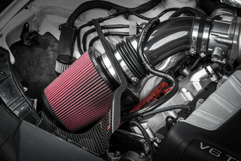 Open Carbon Fiber Intake - B8 6/8 Cyl for Audi carbon fiber aluminum