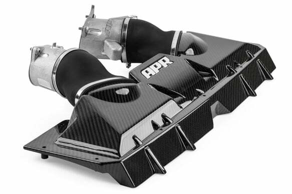 Fits 2021-2025 Audi (C8) RS6 And RS7 Carbon Fiber Intake 4.0T carbon fiber aluminum