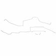 Intermediate Brake Line Kit for 1997-2002 97-02 Cadillac Eldorado Traction Control stainless steel