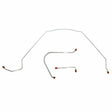 Front Brake Line Kit for 1964-1965 Chevy Chevelle drum brakes stainless steel