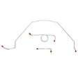 Front Brake Line Kit for 1966 drum brakes stainless steel