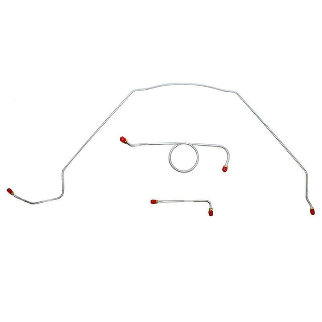 Front Brake Line Kit for 1966 drum brakes stainless steel
