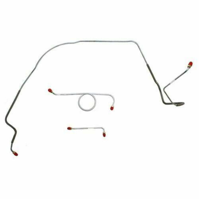 Front Brake Line Kit for 1965-1966 Chevy Chevelle drum brakes stainless steel