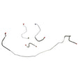 Front Brake Line Kit for 1967 Chevy Chevelle drum brakes stainless steel