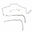 Front Brake Line Kit for 1968 Chevy Chevelle drum brakes stainless steel
