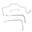 Front Brake Line Kit for 1968 Chevy Chevelle drum brakes stainless steel