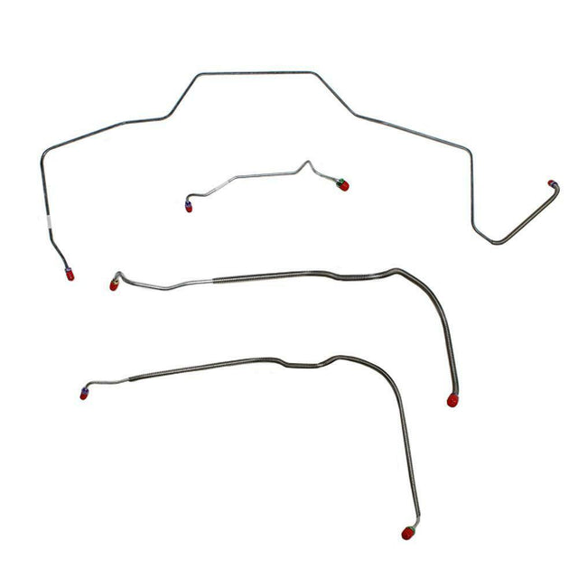 Front Brake Line Kit for 1968 Chevy Chevelle drum brakes stainless steel