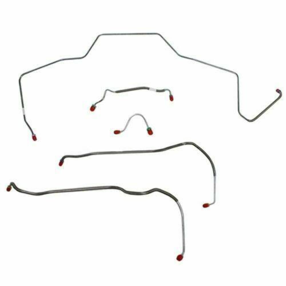 1968 Chevrolet Chevelle Front Brake Line Kit Power Disc Brakes - CKT6803OM