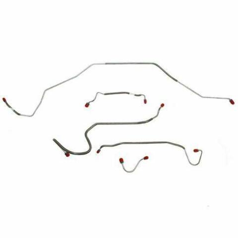 1968 Chevrolet Chevelle Front Brake Line Kit Manual Disc Brakes - CKT6807SS