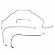 Front Brake Line Kit for 1971-1972 Chevy Chevelle disc brakes stainless steel