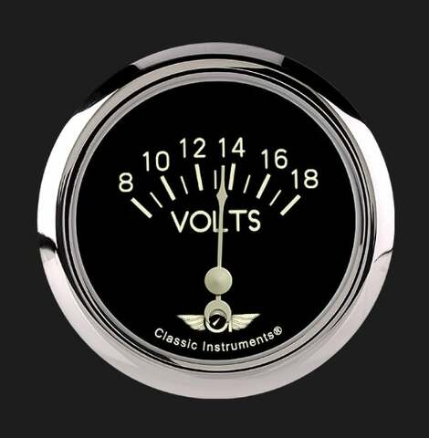 Classic Instruments Series 2 5/8" Volt Gauge CL230SRC