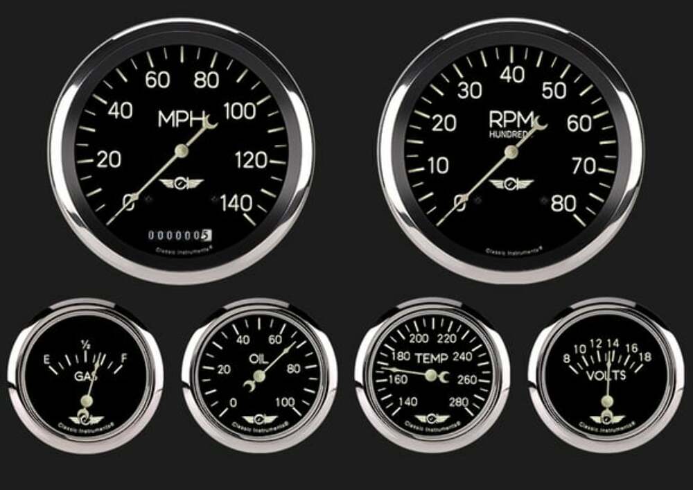 Series Six Gauge Set, 4 5/8" CL951SRC
