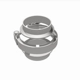 MagnaFlow exhaust clamp 2.5 inch stainless steel 10168