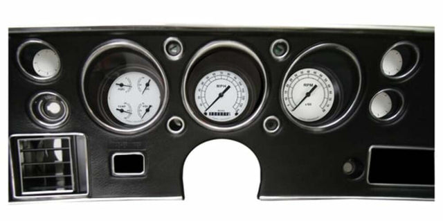 t Classic White 1970-72 Chevelle SS Package CV70CW Classic Instruments