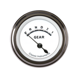 White 2 1/8" Gear Indicator CW07SLF